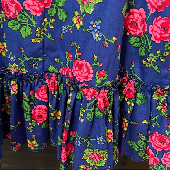 The Vampire’s Wife Toto dress in blue floral cotton, size 18 UK / 14 US. NWOT. - Picture 8 of 9